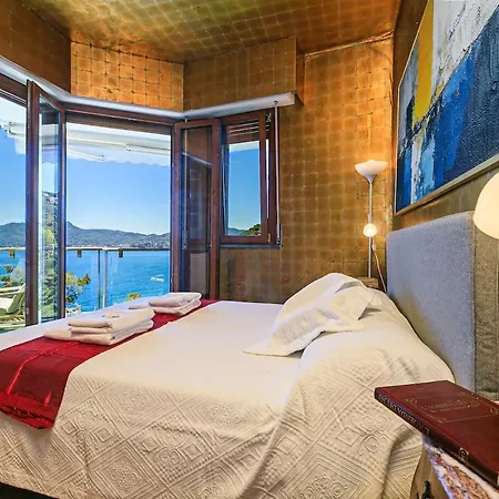 Nel Blu, Private Portofino Seaview, Parking Spot, Ac Villa Solari